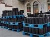 165 x 290 x 65 Composite Feder sind verpackt und bereit für den Versand
