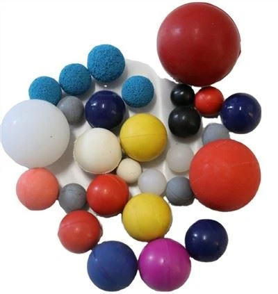 Verschiedene Farben Gummiball