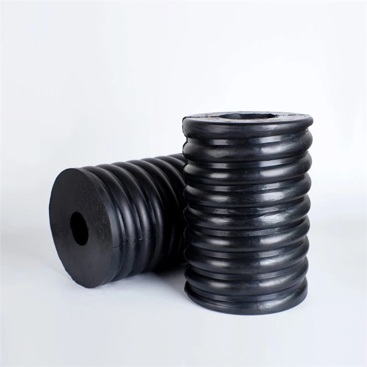 Wear-resistant Elastic Shock Absorber Vibration Platform Rubber Spring Cylindrical Pad